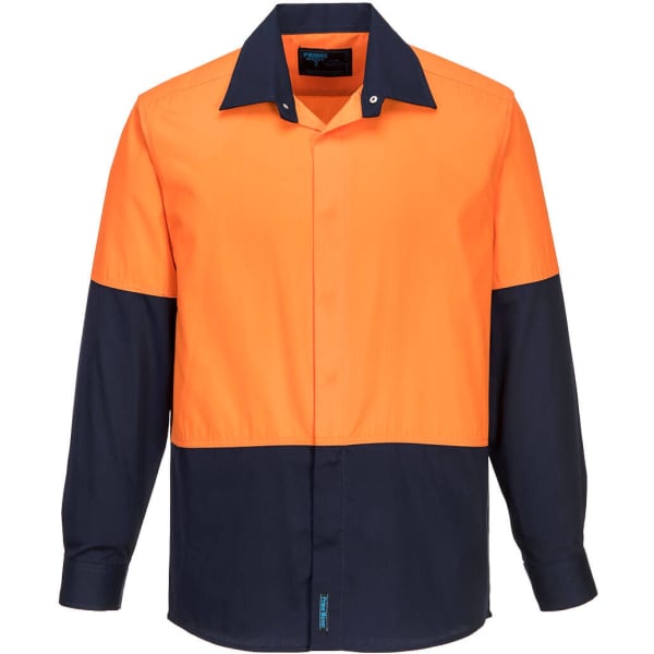 Westport Hi-Vis Lightweight Contrast Class D Shirt L/S