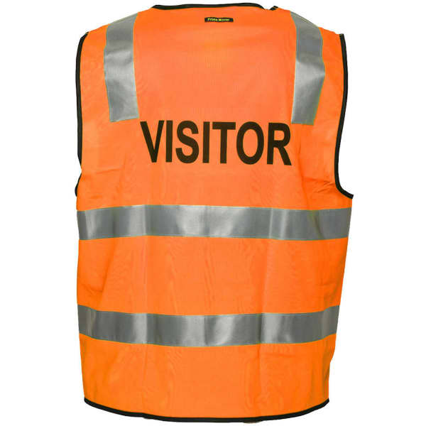 Hi-Vis Zipped Visitor Vest