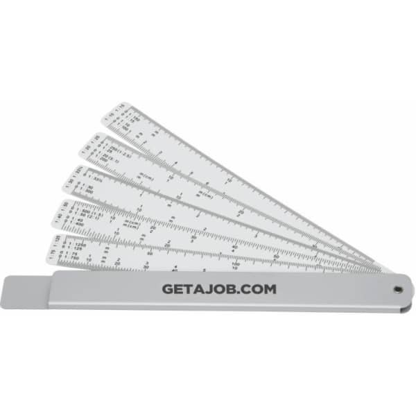 Measure-Mate Scale Rule, Silver