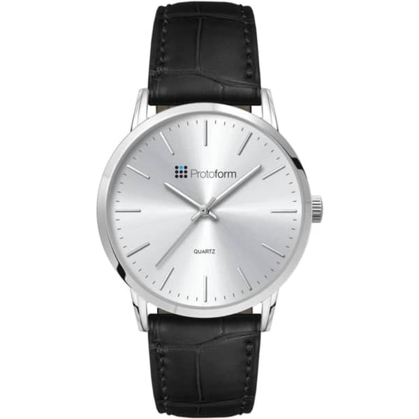 Mens Dress Watch, Leather Strap