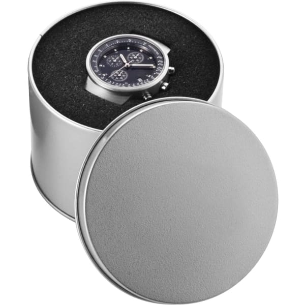 Round Watch Case – Silver