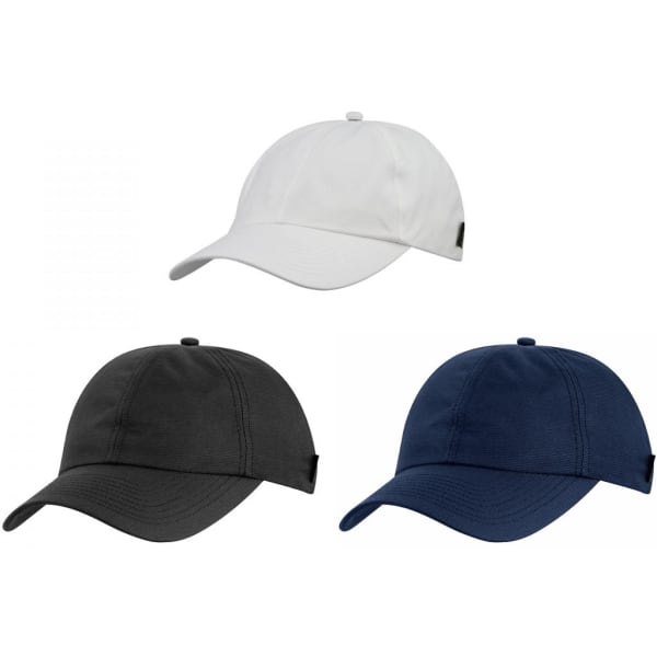 A collection of Vortech Caps in white, black, and navy, each featuring a logo on the side.