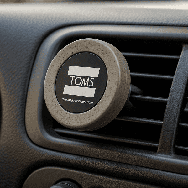 Kozo Universal Magnetic Car Vent Mount – ABS – Silver – Round