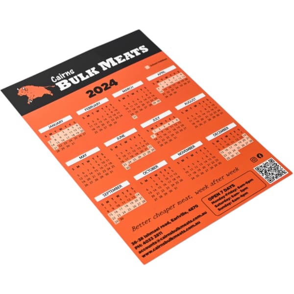 Magnetic Tab Calendar
