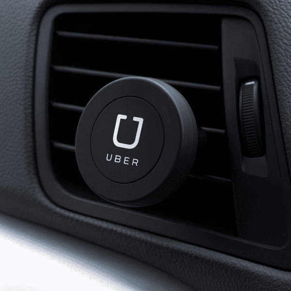 Kozo Universal Magnetic Car Vent Mount – ABS – Black – Round