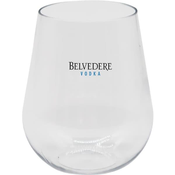 Stemless Shatterproof White Wine Glass