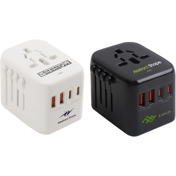 Universal Travel Adapter with USB-C Ports