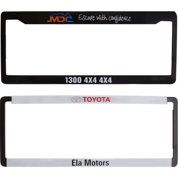 Plastic Licence Plate Frame