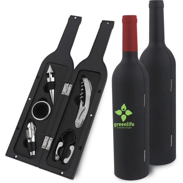 Bottle Shaped Wine Tools Set