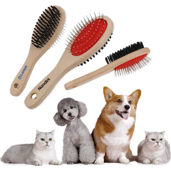 Pin and Bristle Pet Brush
