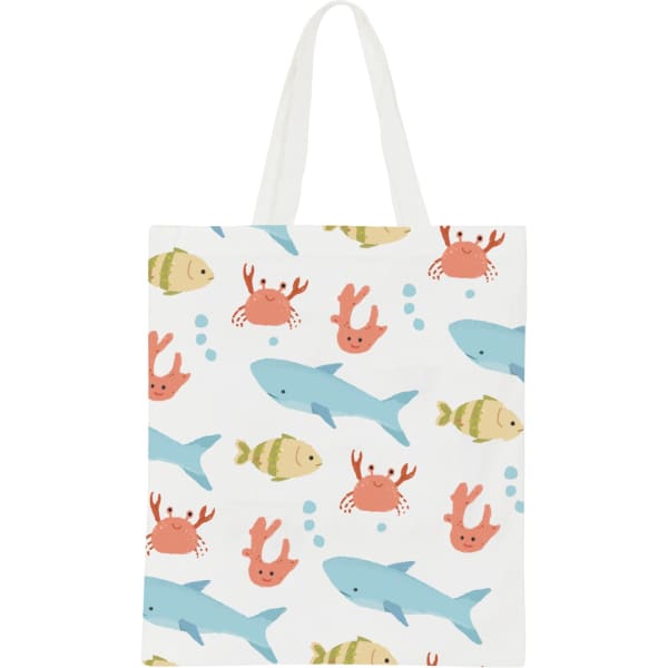 170gsm Digital Print Short Handle Cotton Bag