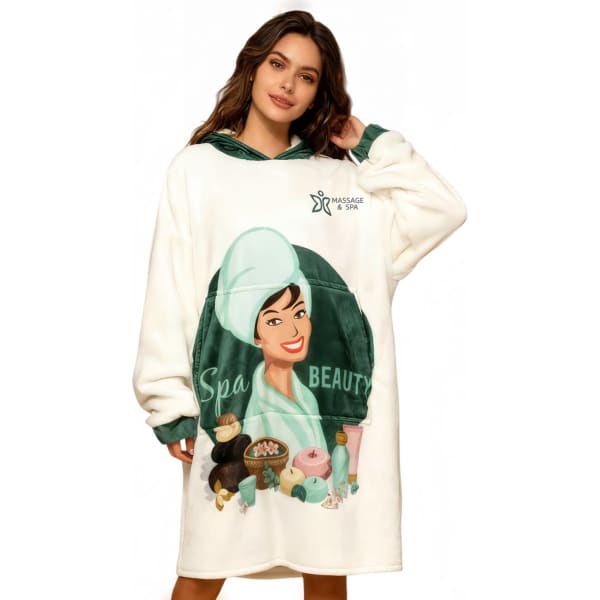 Unisex Premium 100% Polyester Sublimated  Wearable Blanket