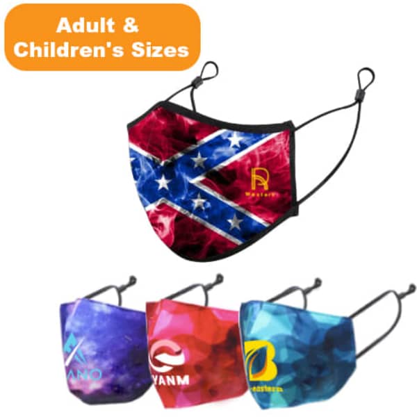 3 Ply Digital Print Reusable Face Mask – Adult & Children’s Sizes