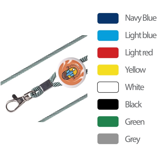 Epoxy Domed Lanyard