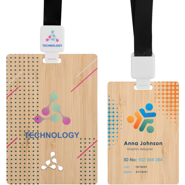 Bamboo Name Tag