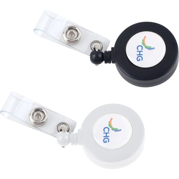 Round Retractable Card Holder