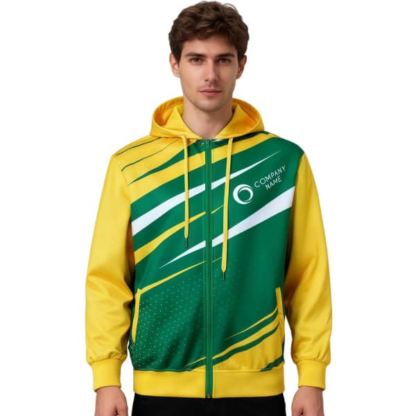 Men’s Polyester Sublimated Training Track Jacket