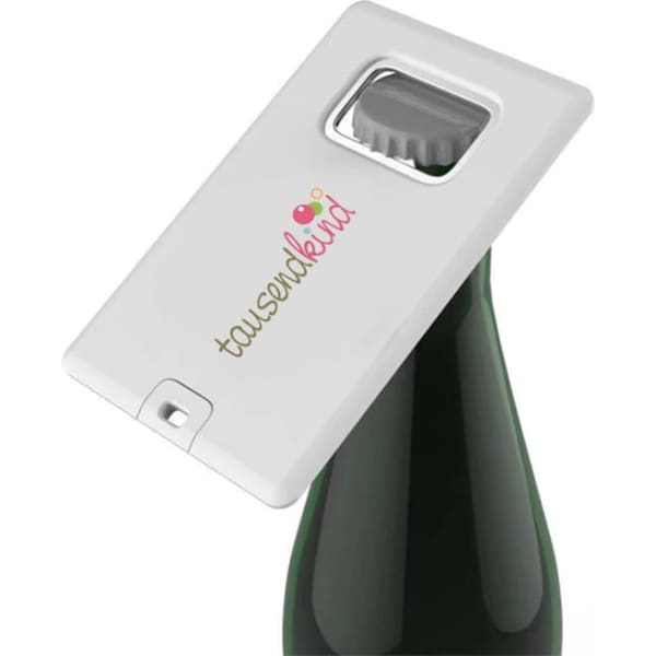 Card Shape Bottle Opener Flash Drive