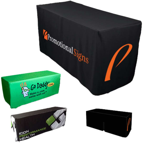 Fitted Table Cloth with Zipper Back * 6ft