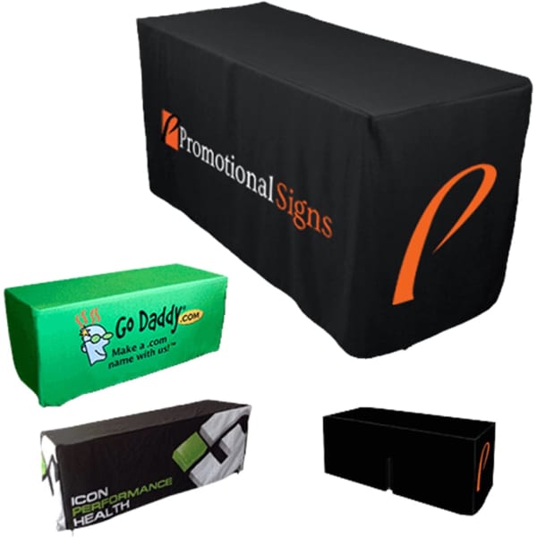 Fitted Table Cloth with Zipper Back * 8ft