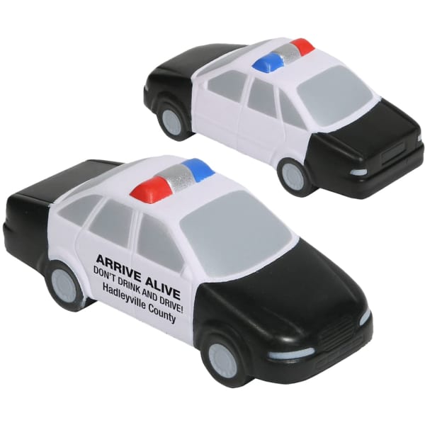 Police Car Shape Stress Reliever