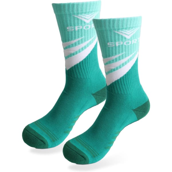 Crew Woven Sport Socks – With Towel Bottom