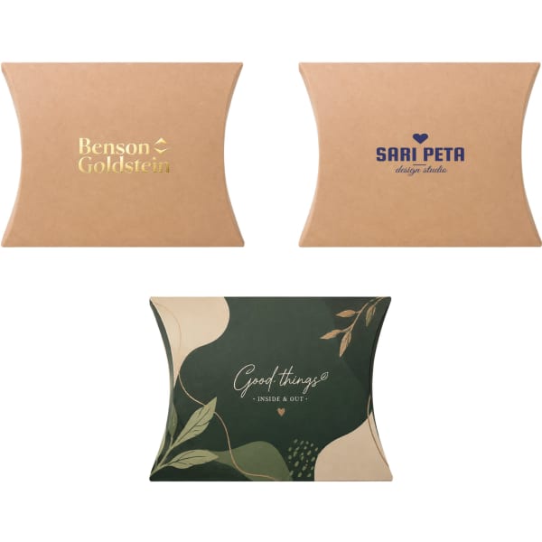 Large Brown Kraft Pillow Box(170 x 140 x 37mm)