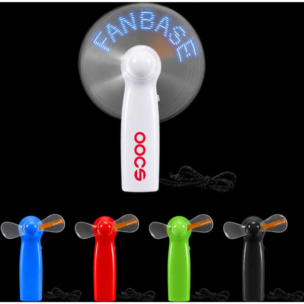 Handy LED Message Fan