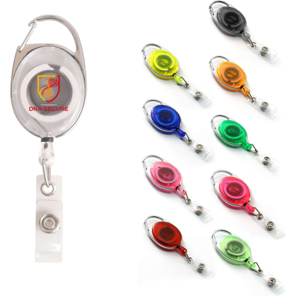 Retractable Oval Card Holder