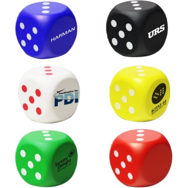 Dice Shape Stress Reliever