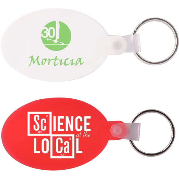Oval Durasoft Keyring