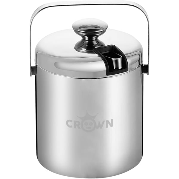 Ice Bucket With Lid And Tongs