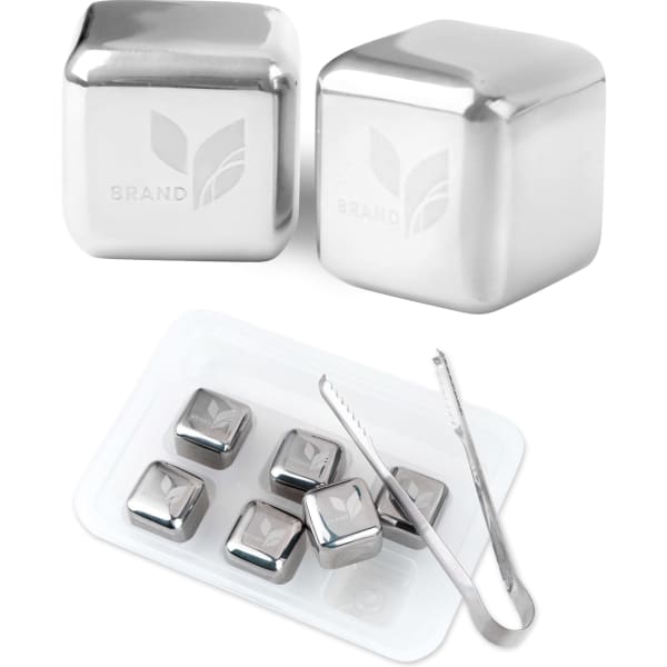 Stainless Steel Ice Cube Set (6pcs)