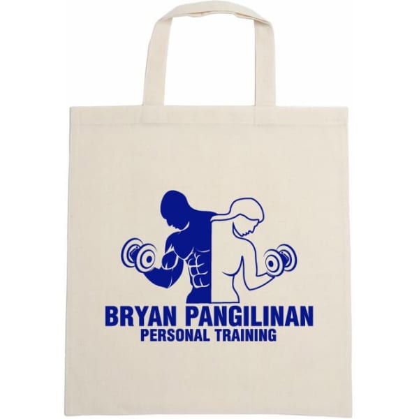 140gsm Short Handle Calico Bag