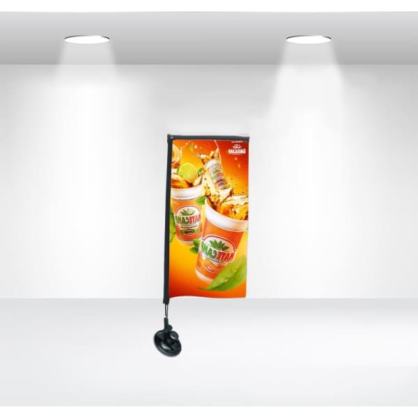 Rectangle Suction Cup Flag