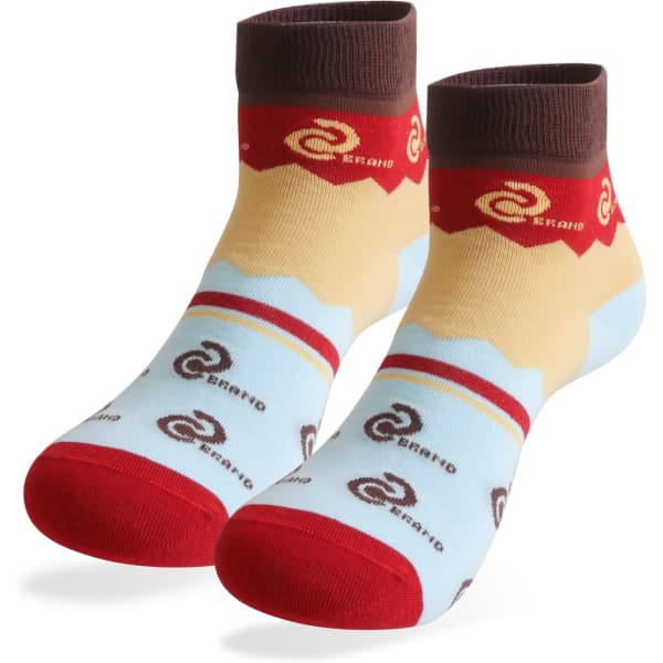 Ankle Custom Pattern Woven Socks