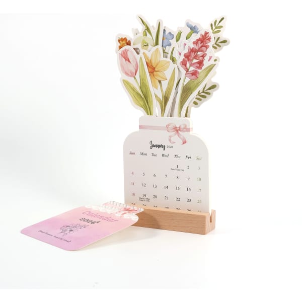 Flowers Desk Calendar