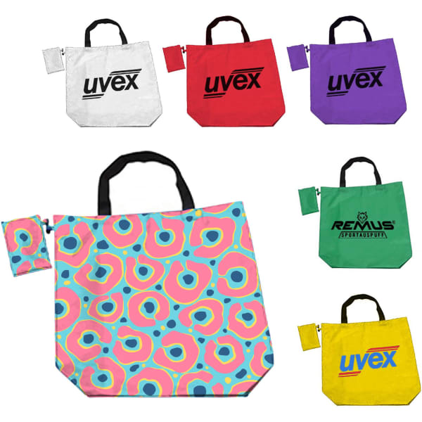 Foldaway Shopping Bag with Clip