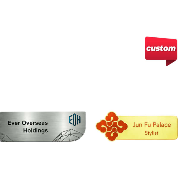 Custom Metal Name Badge