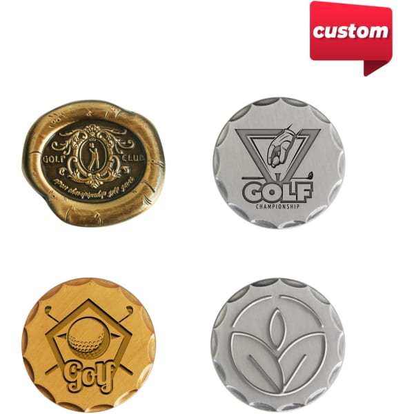 40mm Custom Antique Golf Ball Marker