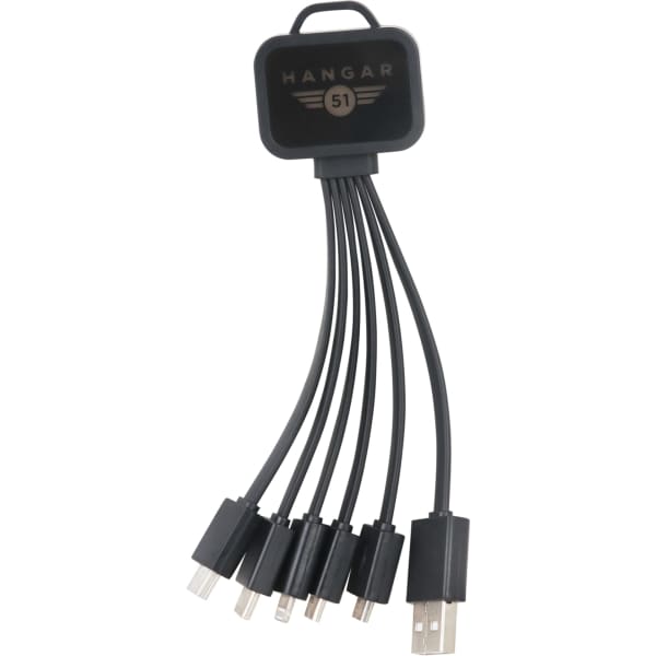 Square Shaped Light Up Charging Cable