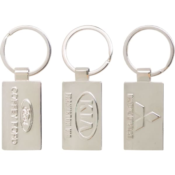 Custom Shaped Die Struck Keyring