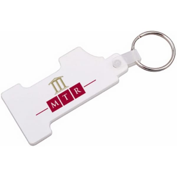 Number 1 Durasoft Keyring