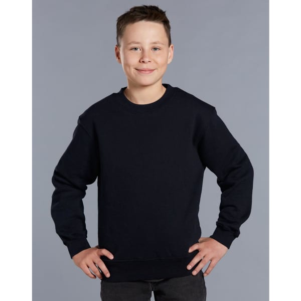 Kids Crew Neck Fleecy Sweater