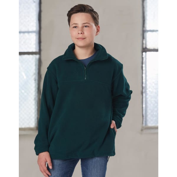 Kids’ half zip polar fleecy pullover