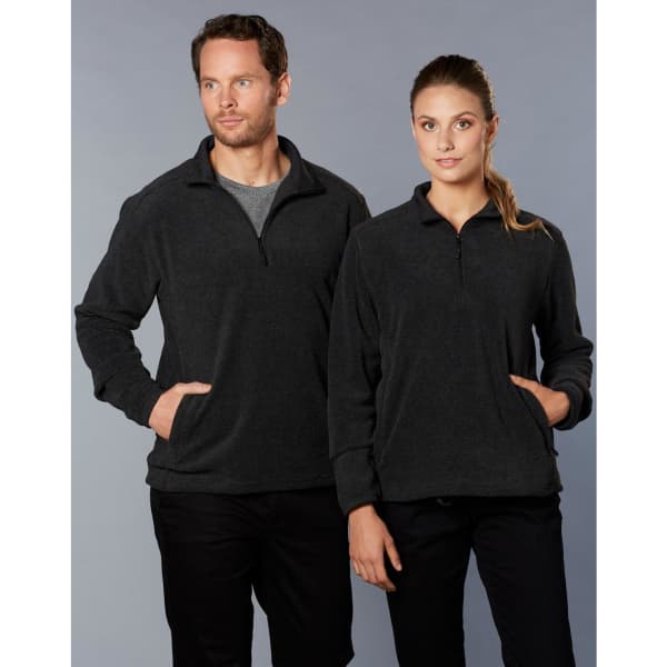 Adult’s Half Zip Polar Fleece Pullover