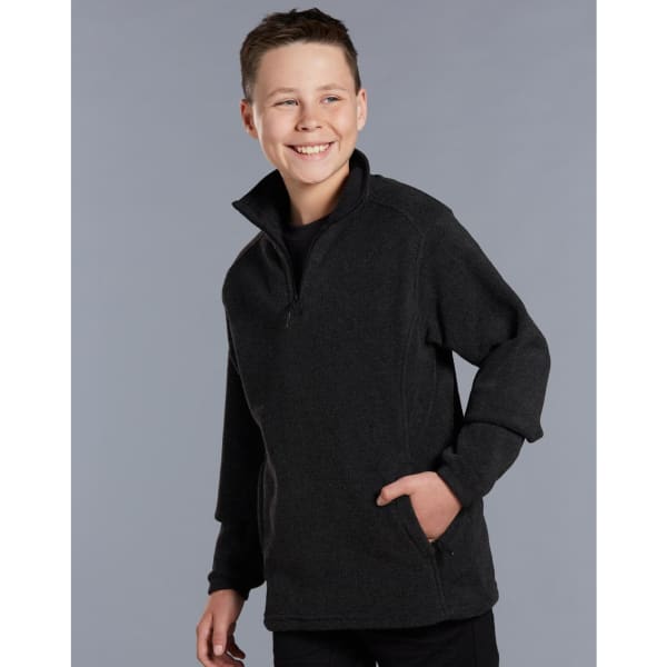 Kid’s Half Zip Polar Fleece Pullover