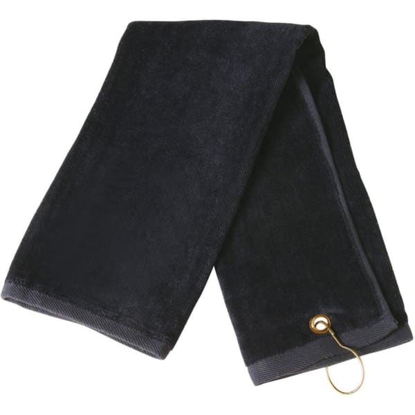 Golf towel eyelet hook 38 x 65 cm