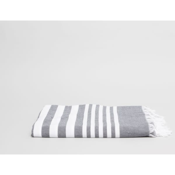 Turkish Beach & Pool Towel 400 gsm Charcoal