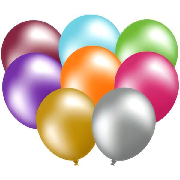 30 cm Metallic Printed Balloons